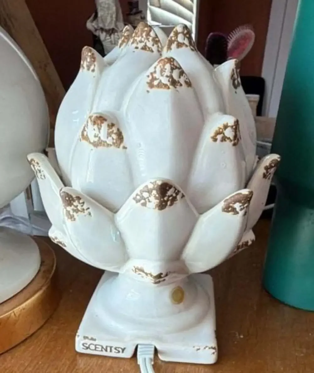 Scentsy Artichoke Ceramic Wax Warmer